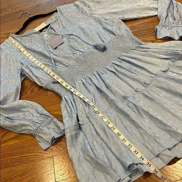 Sail to Sable Blue Long Sleeve Dress. NEW with tags.  Size XL - Picture 9 of 17